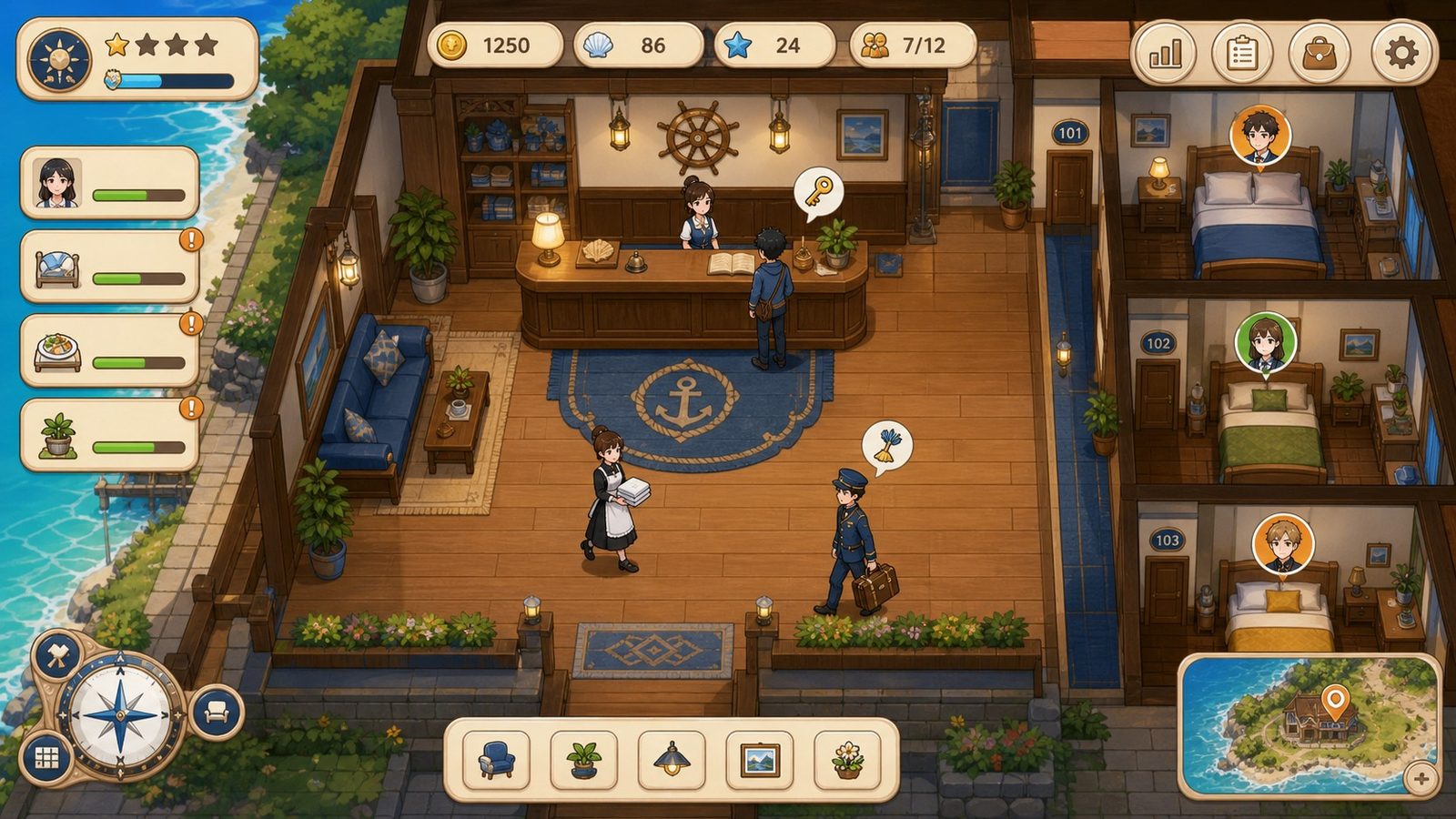 歌鸲旅馆KomadoriInn存档 日式SLG 资料图 6